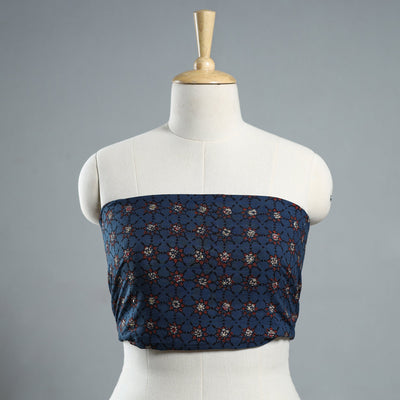 Hand embroidered cotton blouse piece 21 - handcrafted