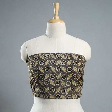 Hand embroidered cotton blouse piece 31 - handcrafted