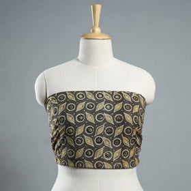 Hand embroidered cotton blouse piece 31 - handcrafted