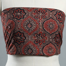 Hand embroidered cotton blouse piece 33 - handcrafted