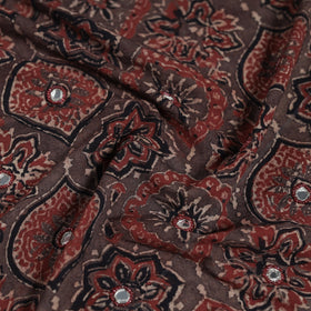 Hand embroidered cotton blouse piece 33 - handcrafted