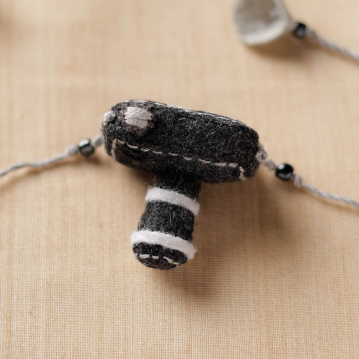 Buy Hand Embroidered Felt Work Bal krishna Rakhi 155 Online at iTokri.com