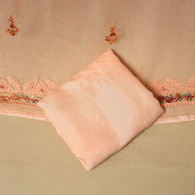 Hand embroidered georgette 3pc unstitched dress material 14