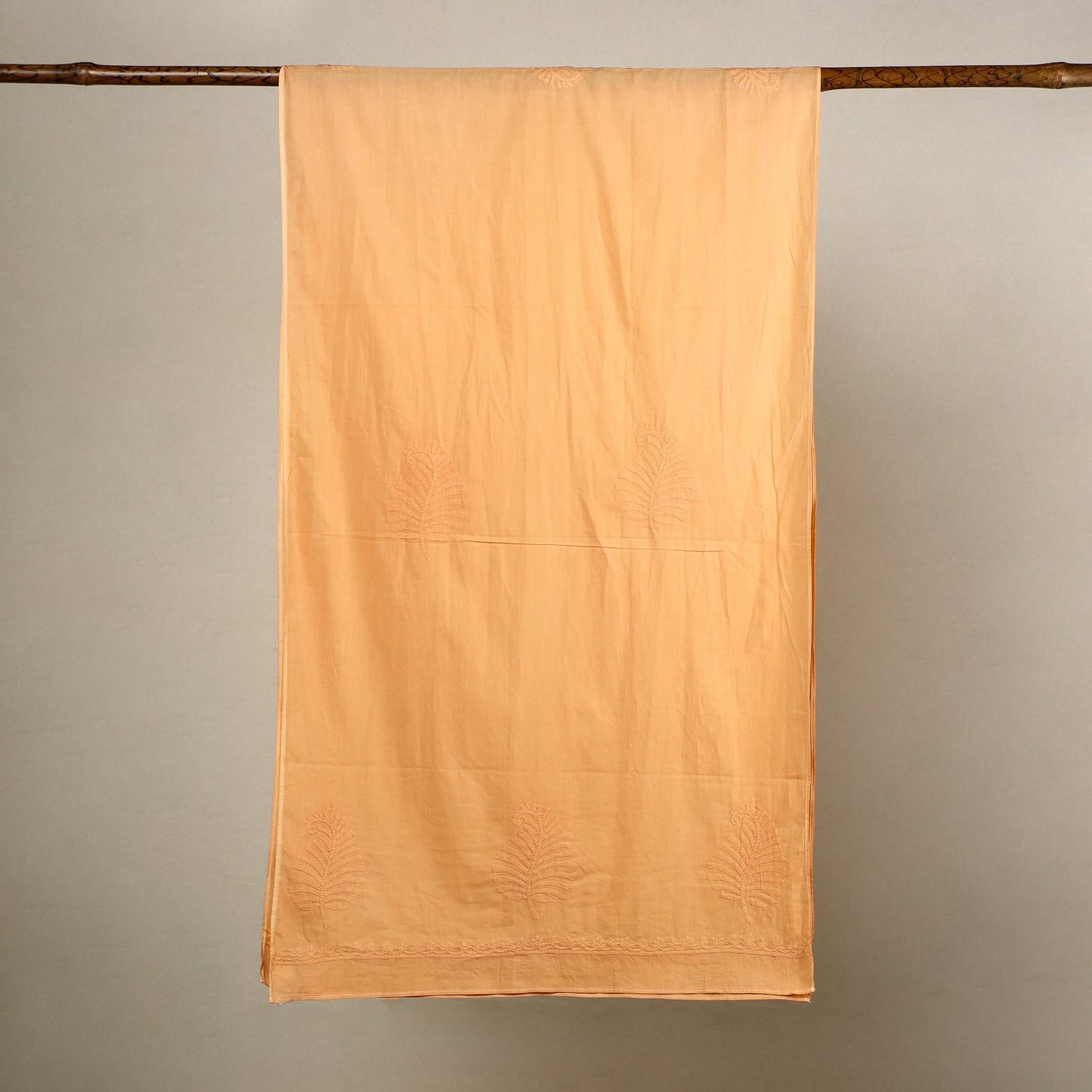 Hand embroidered lucknow chikankari cotton stole 18