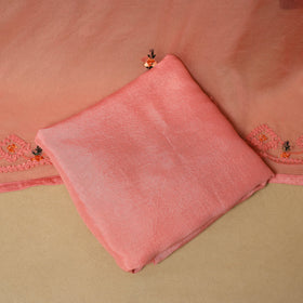 Hand embroidered muslin 3pc unstitched dress material 20