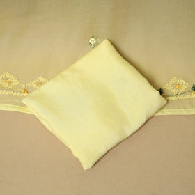 Hand embroidered muslin 3pc unstitched dress material 31