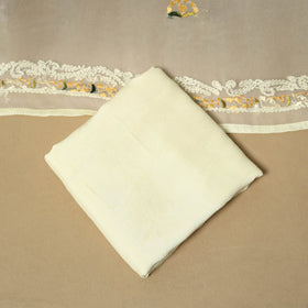 Hand embroidered muslin 3pc unstitched dress material 35