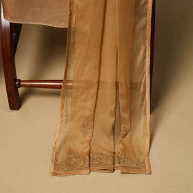 Hand embroidered muslin 3pc unstitched dress material 43