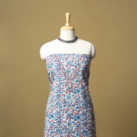 Hand embroidery sanganeri cotton unstitched kurta material