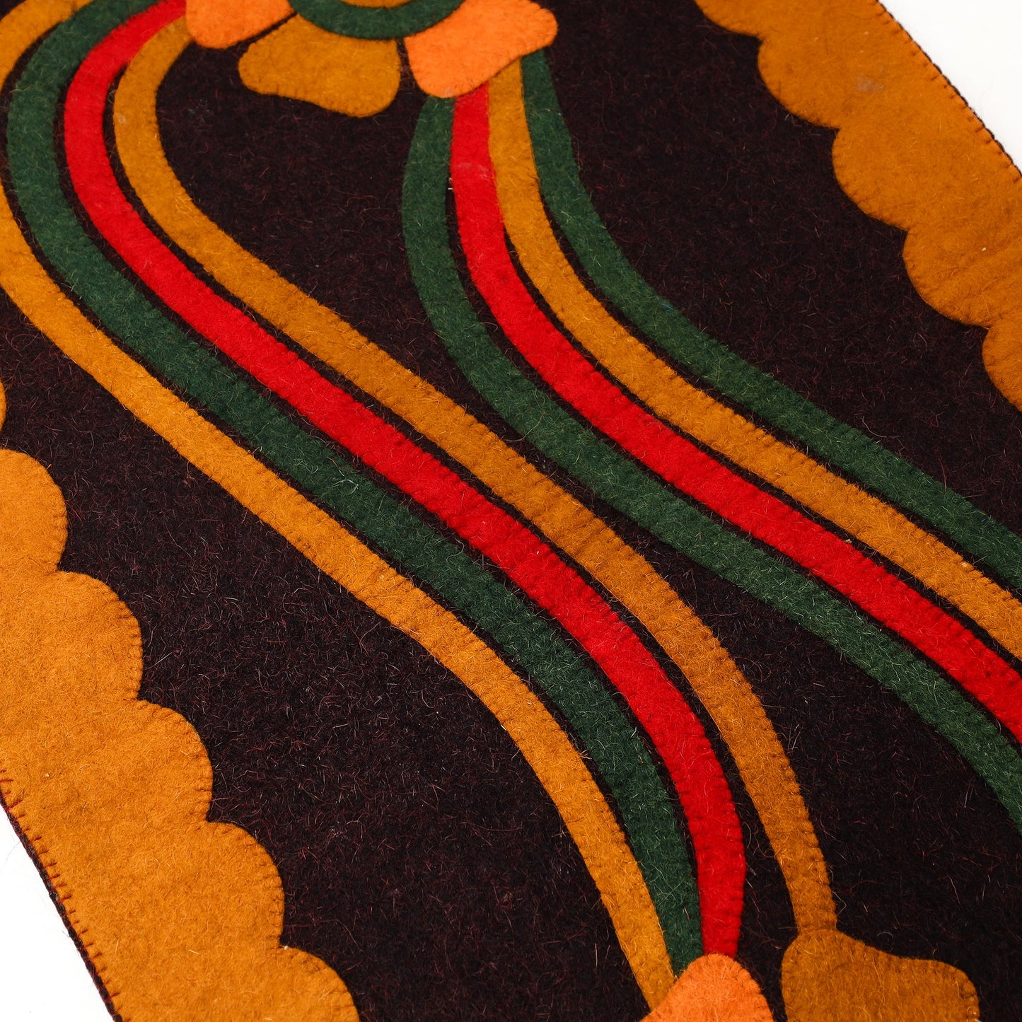  Hand Felted Pure Wool Namda Door Mat 