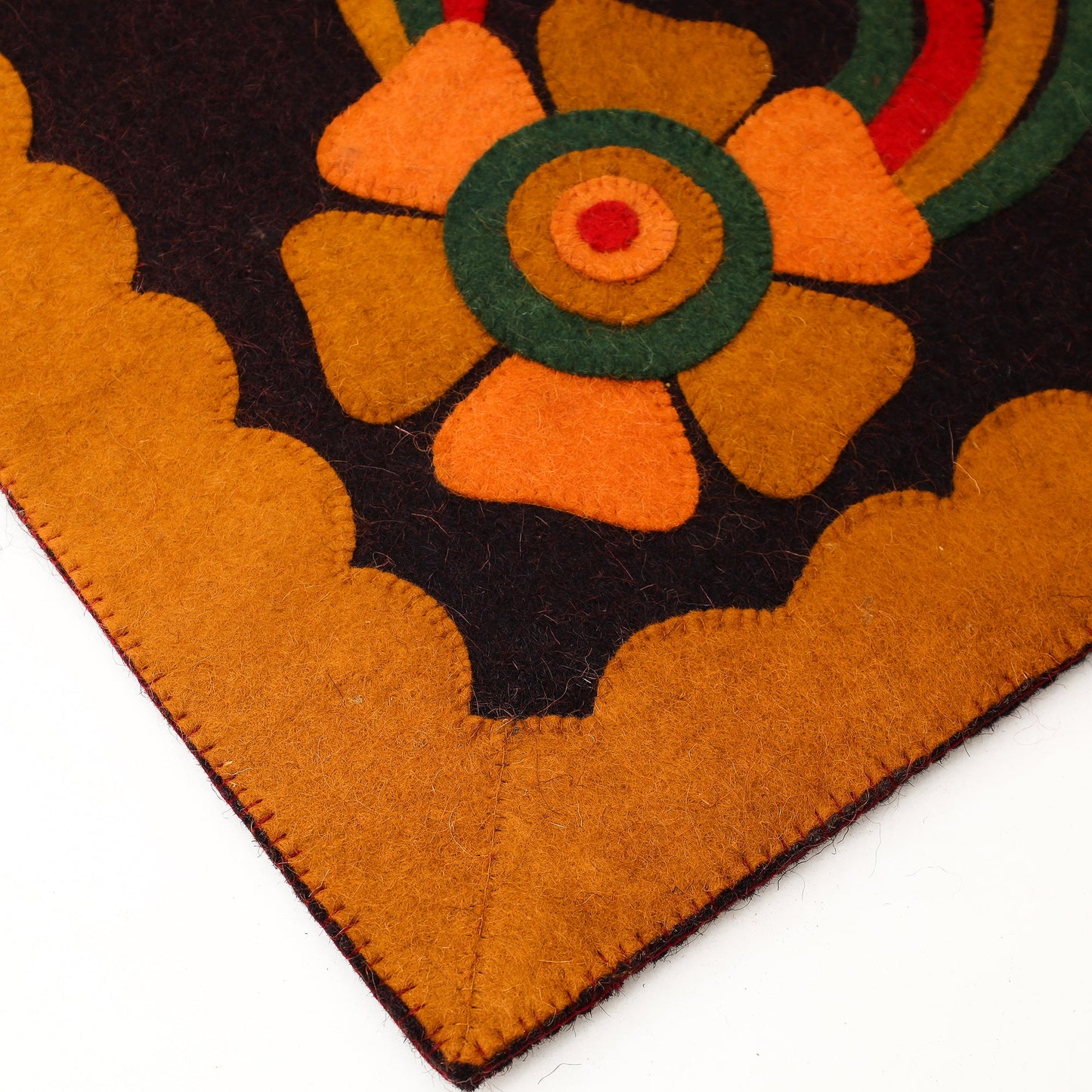  Hand Felted Pure Wool Namda Door Mat 