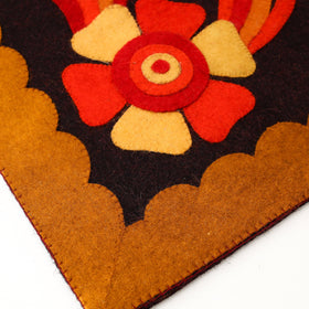  Hand Felted Pure Wool Namda Door Mat 