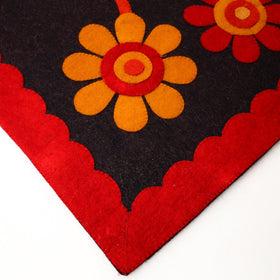 Hand Felted Pure Wool Namda Floor Mat 