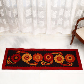  Hand Felted Pure Wool Namda Floor Mat 