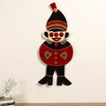  Hand Felted Pure Wool Namda Joker Wall Hanging 