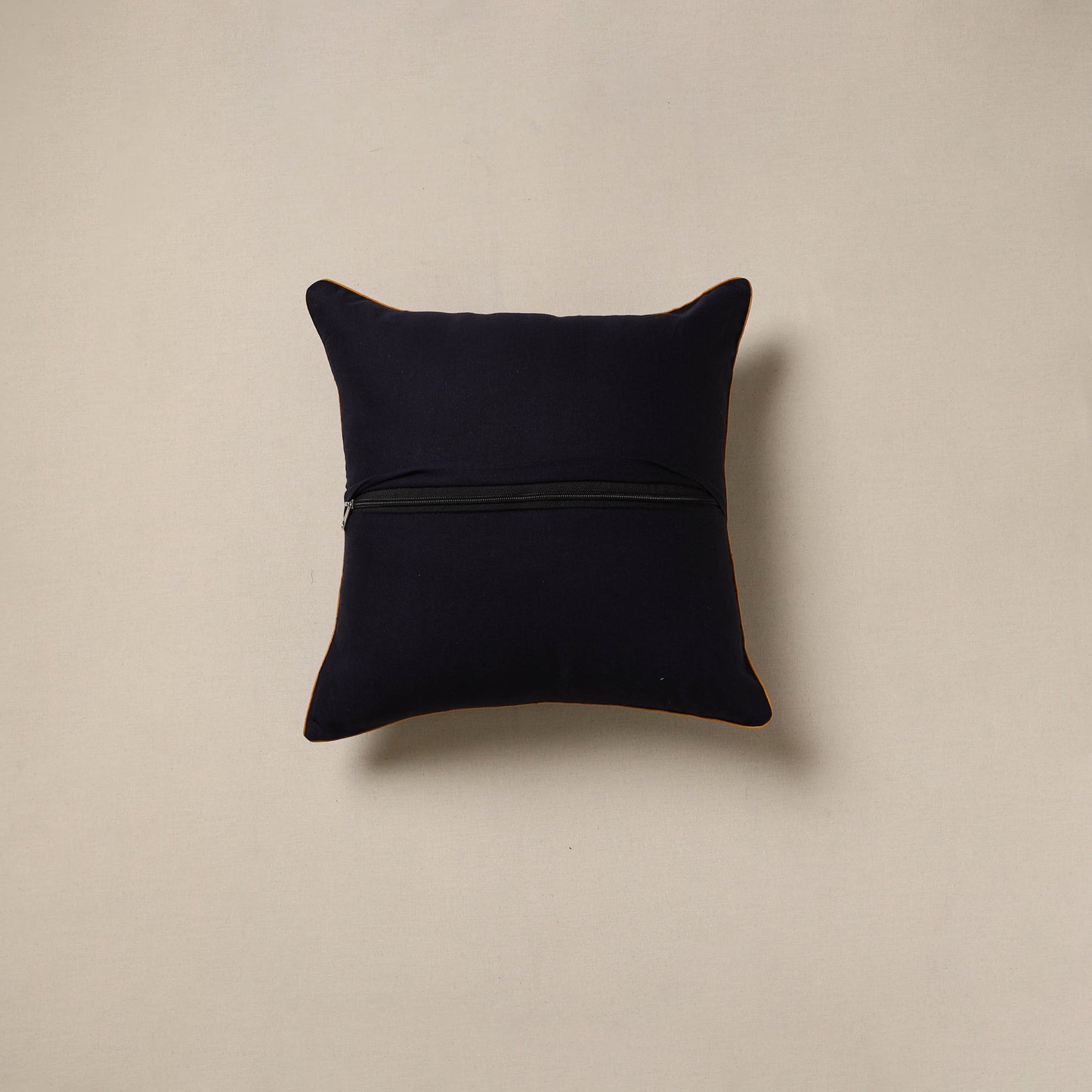 Hand indigo bagru cushion cover 47 - handcrafted