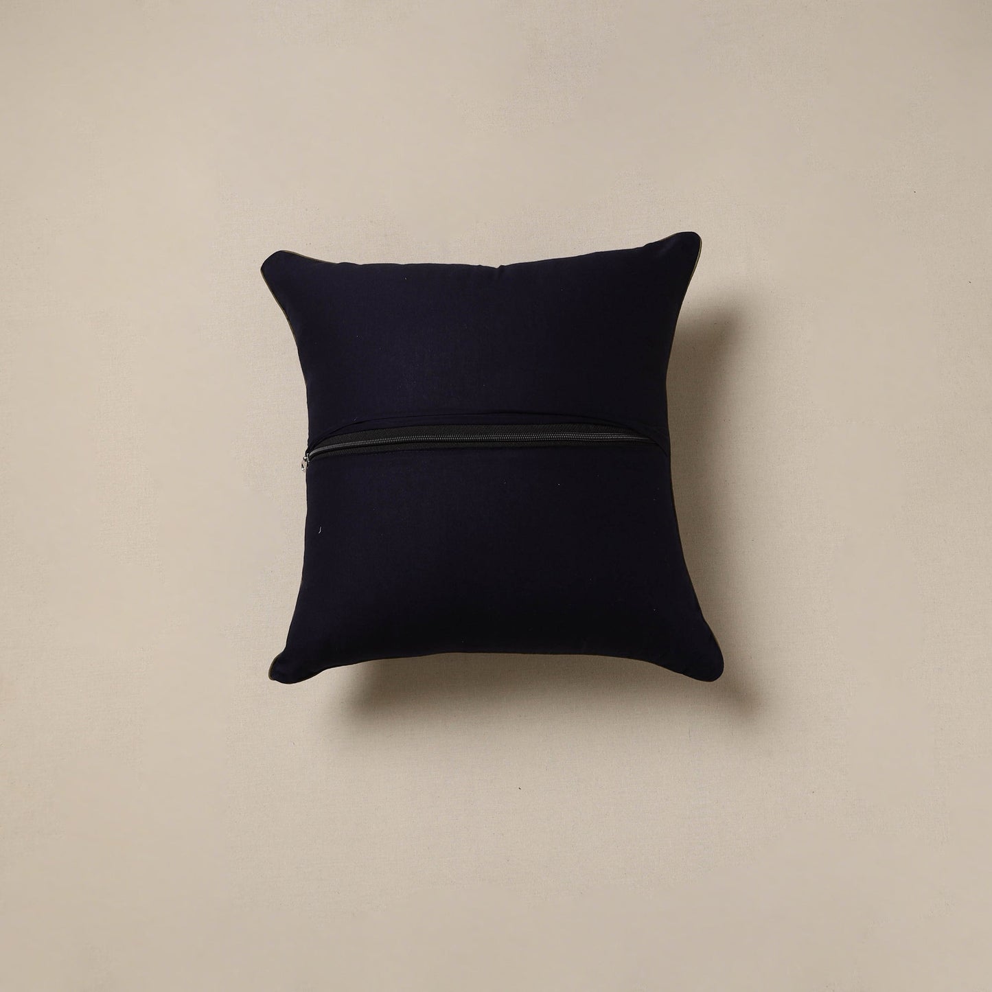 Hand indigo bagru cushion cover 48 - handcrafted