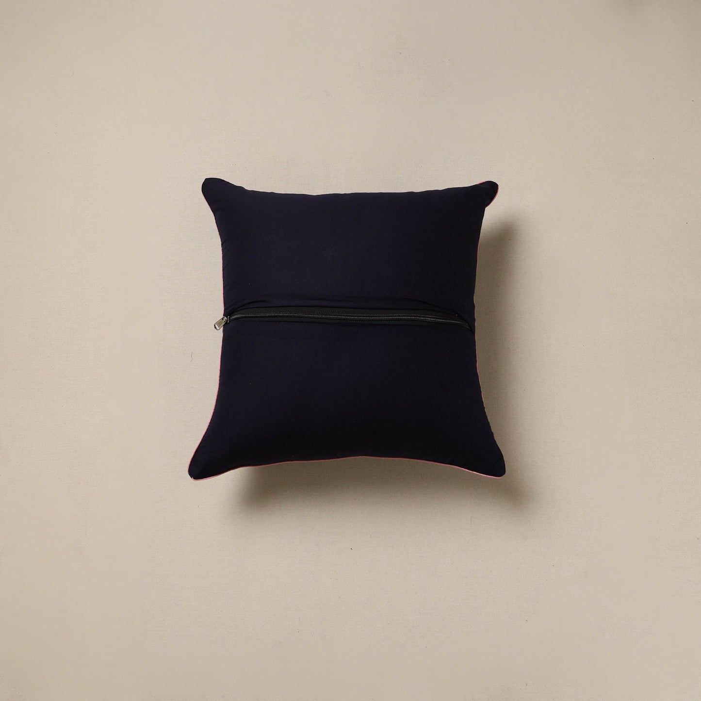 Hand indigo bagru cushion cover 50 - handcrafted