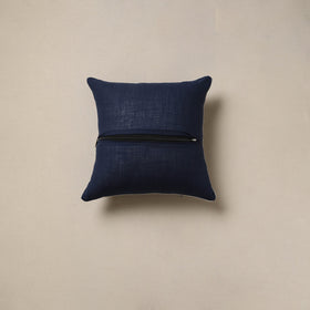 Hand indigo bagru cushion cover 52 - handcrafted