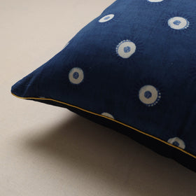 Hand indigo bagru cushion cover 53 - handcrafted