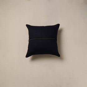 Hand indigo bagru cushion cover 53 - handcrafted