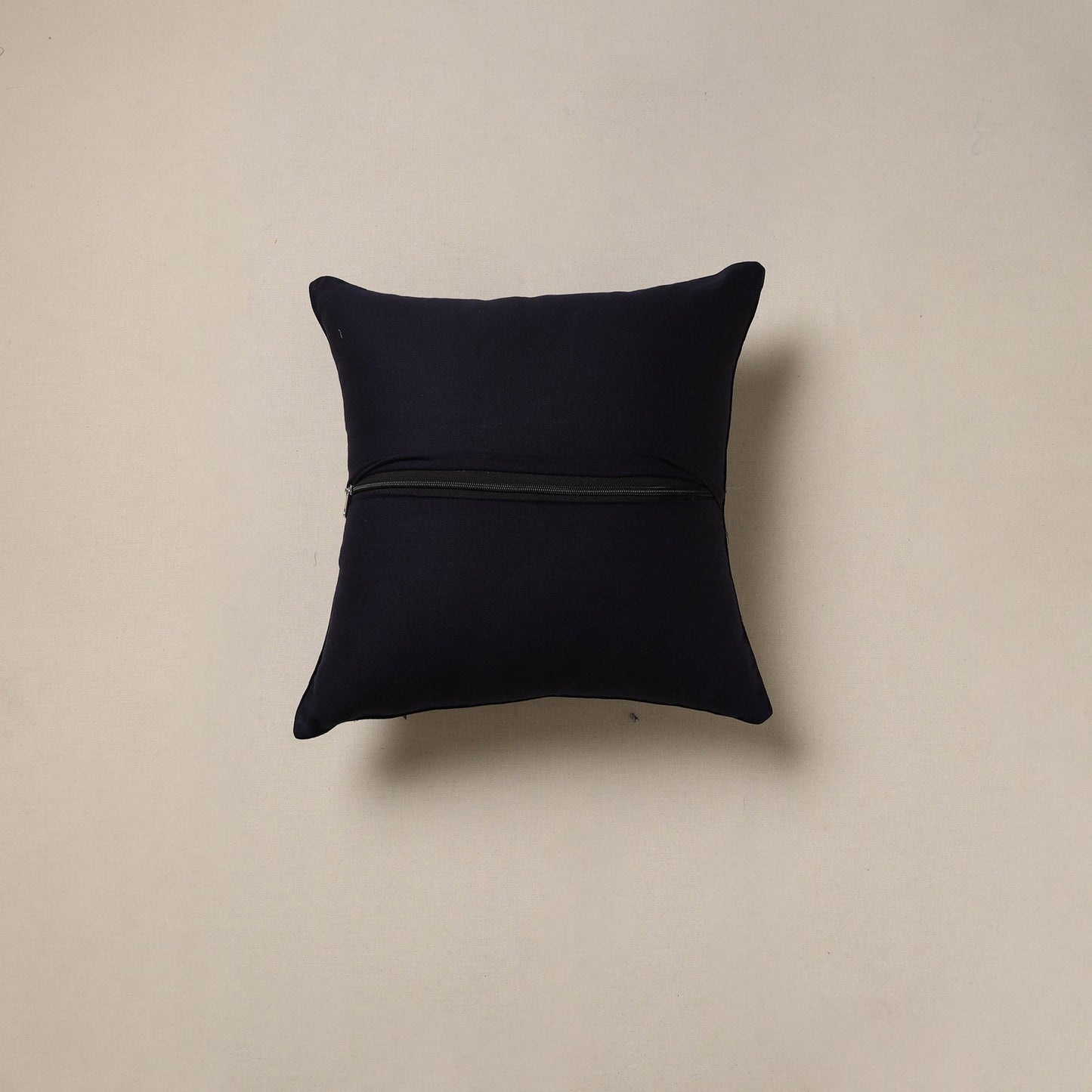 Hand indigo bagru cushion cover 54 - handcrafted