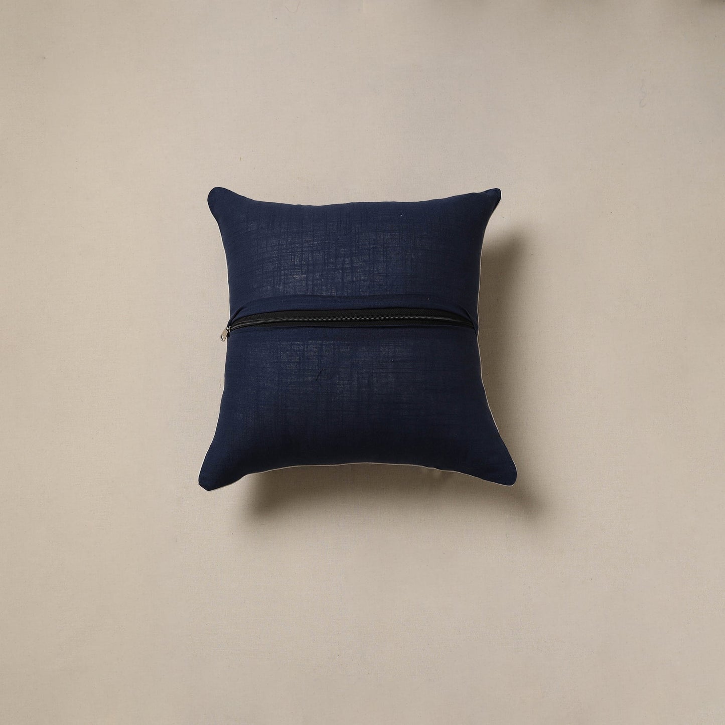 Hand indigo bagru cushion cover 56 - handcrafted