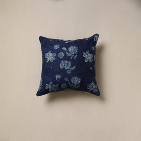 Hand indigo bagru cushion cover 57 - handcrafted