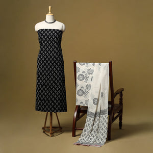 Hand jaipur cotton 3pc unstitched dress material 29