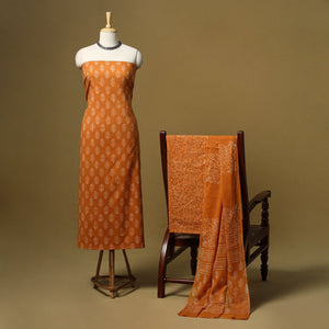 Hand jaipur cotton 3pc unstitched dress material 30