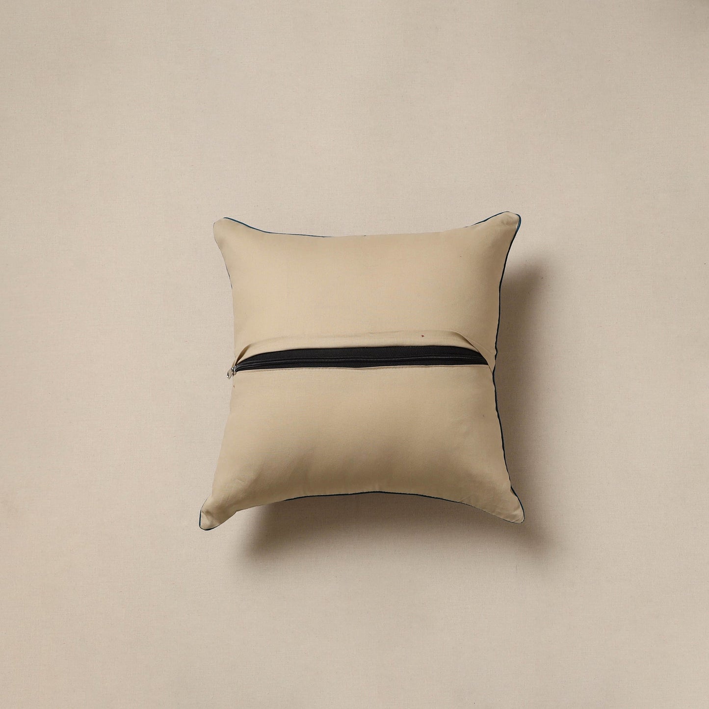 Hand kalamkari cushion cover 35 - handcrafted