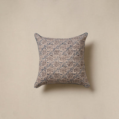 Hand kalamkari cushion cover 35 - handcrafted