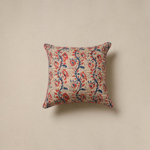 Hand kalamkari cushion cover 36 - handcrafted
