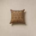 Hand kalamkari cushion cover 41 - handcrafted