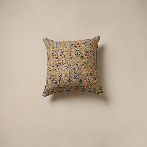 Hand kalamkari cushion cover 44 - handcrafted