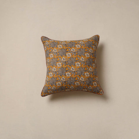 Hand kalamkari cushion cover 54 - handcrafted