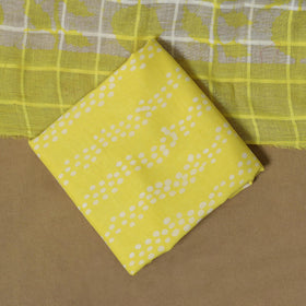 Hand kutch batik cotton 3pc unstitched dress material 01