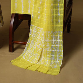 Hand kutch batik cotton 3pc unstitched dress material 06