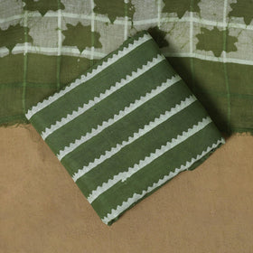 Hand kutch batik cotton 3pc unstitched dress material 08