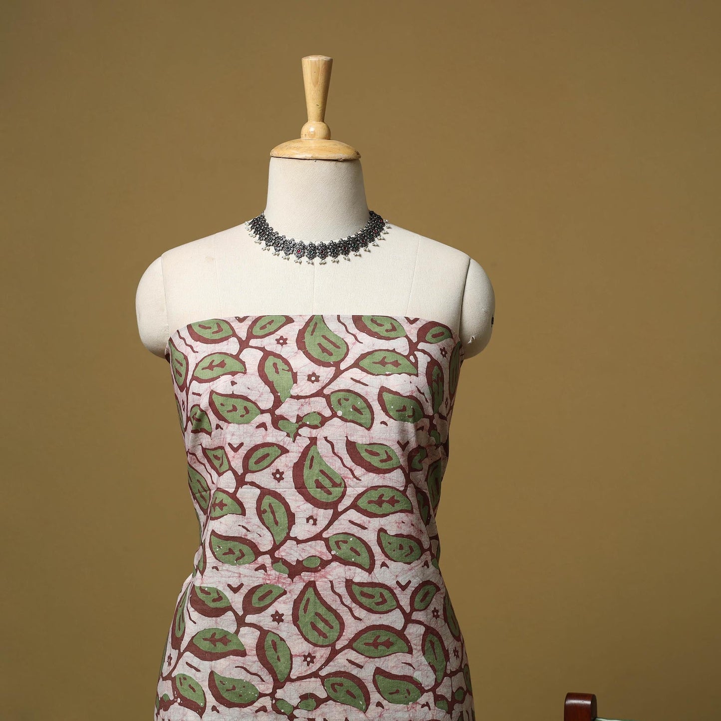 Hand kutch batik cotton 3pc unstitched dress material 10