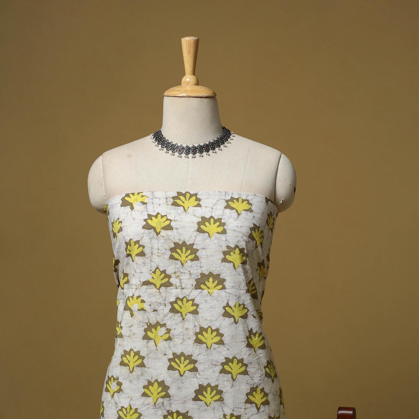 Hand kutch batik cotton 3pc unstitched dress material 12