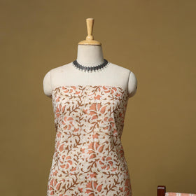 Hand kutch batik cotton 3pc unstitched dress material 13