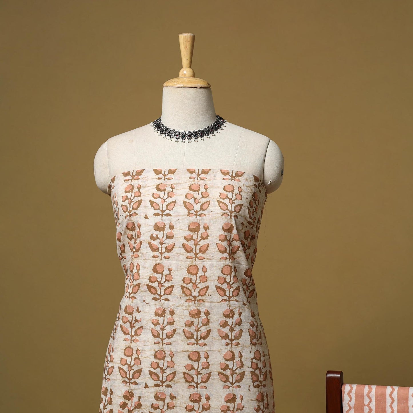 Hand kutch batik cotton 3pc unstitched dress material 14