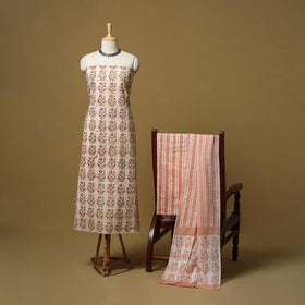 Hand kutch batik cotton 3pc unstitched dress material 14