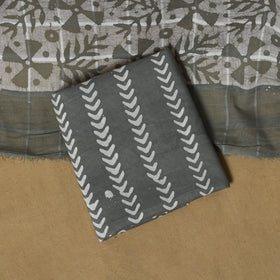 Hand kutch batik cotton 3pc unstitched dress material 15