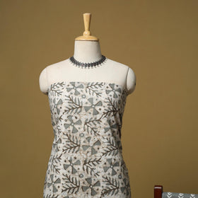 Hand kutch batik cotton 3pc unstitched dress material 15