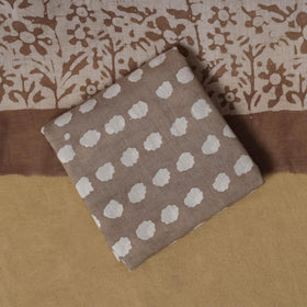 Hand kutch batik cotton 3pc unstitched dress material 18