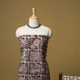 Hand kutch batik cotton 3pc unstitched dress material 18