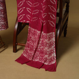 Hand kutch batik cotton 3pc unstitched dress material 21