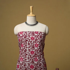 Hand kutch batik cotton 3pc unstitched dress material 22